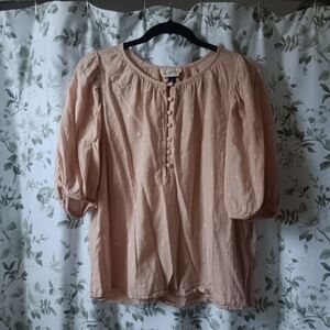 Universal Thread Textured Puff Sleeve Blouse